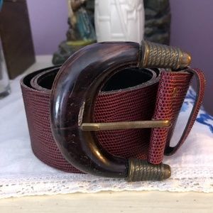 Faux Leather Belt